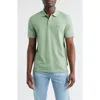 Hugo Boss Boss Pallas Cotton Polo In Green