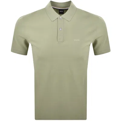 Hugo Boss Boss Pallas Polo T Shirt Green
