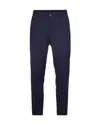 Hugo Boss Pantalone Con Microfantasia Blu Scuro In Blue
