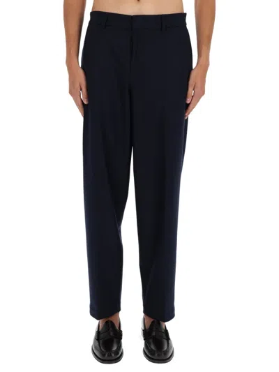 Hugo Boss Formal Straight-leg Tapered Formal Pants In Black