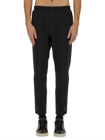 Hugo Boss Boss Pants In Technical Fabric In Blue