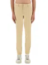Hugo Boss Trousers With Belt Loops And Pockets In Beige
