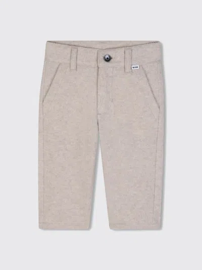 Hugo Boss Babies' Boss Pants Kids Color Ecru In Neutral