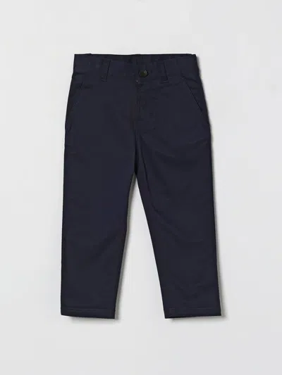 Hugo Boss Boss Pants Kids Color Marine In Blue