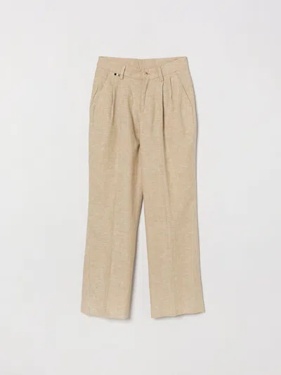 Hugo Boss Boss Pants Kids Color Beige In Neutral