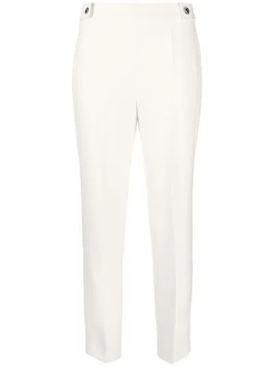 Hugo Boss Boss Trousers In Optic White