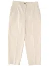 Hugo Boss Twill Trousers In White