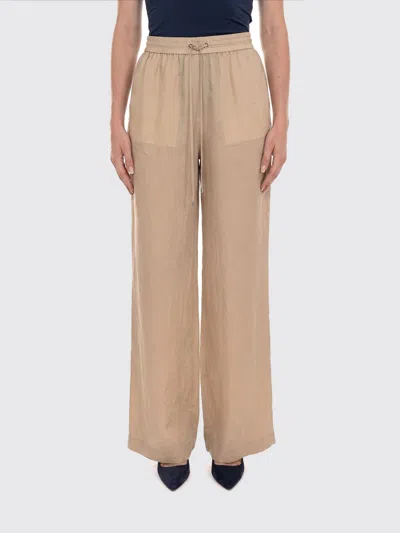 Hugo Boss Boss Pants Woman Color Beige In Multi