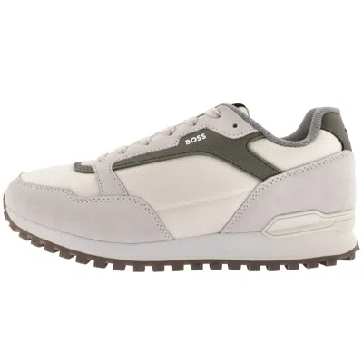 Hugo Boss Boss Parkour L Runner Trainers Beige In Gray