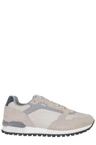 Hugo Boss Boss Parkour Runn Sneakers In Neutral