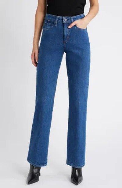 HUGO BOSS BOSS PARKWAY HIGH WAIST FLARE LEG JEANS