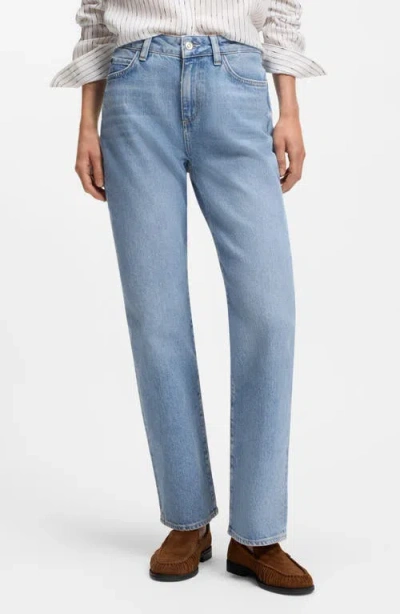 Hugo Boss Boss Parkway Slim Straight Leg Jeans In Blue