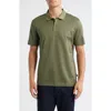 Hugo Boss Boss Parlay Geo Pattern Cotton Polo In Green