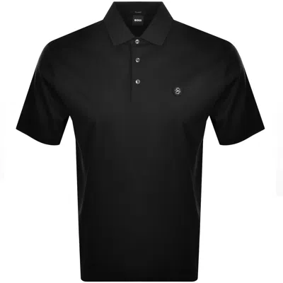 HUGO BOSS BOSS PARRIS 01 POLO T SHIRT BLACK