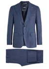 Hugo Boss Boss Patterned-intarsia Linen-blend Suit