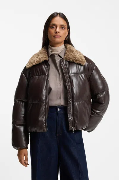 Hugo Boss Boss Pecool Jacket 10228525 01 In Brown