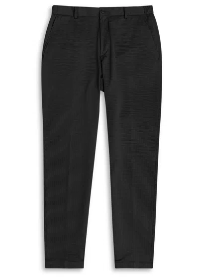 Hugo Boss Boss Penrin Seersucker Trousers In Black