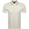 Hugo Boss Boss Penrose 38 Polo T Shirt Cream In Neutral