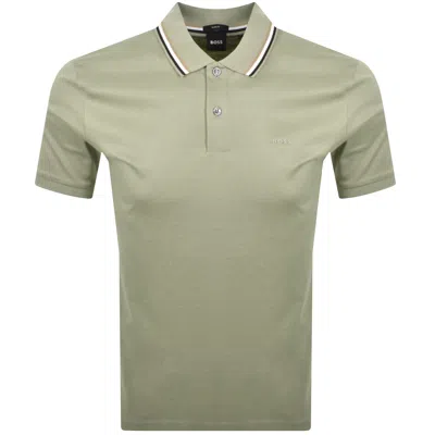Hugo Boss Boss Penrose 38 Polo T Shirt Green