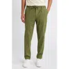 Hugo Boss Boss Perin Linen Blend Drawstring Pants In Open Green