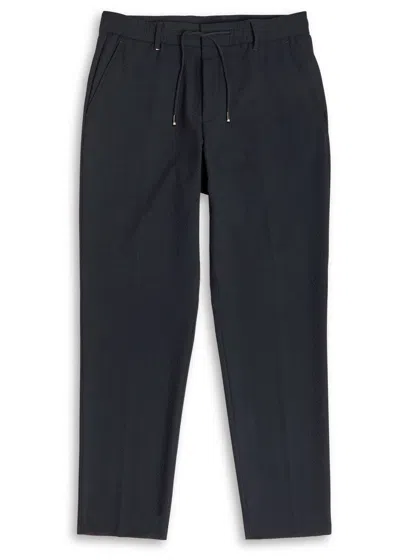 Hugo Boss Boss Perin Seersucker Trousers In Blue