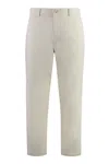 Hugo Boss Boss Perin Stretch Cotton Chino Trousers In Beige
