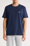 Hugo Boss Boss Peter Lounge T-shirt In Blue