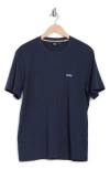 Hugo Boss Boss Peter Pajama T-shirt In Dark Blue