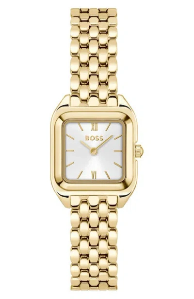 Hugo Boss Boss Petite Mae Bracelet Watch, 22mm In Gold