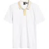 Hugo Boss Boss Phillipson Cotton Polo In White