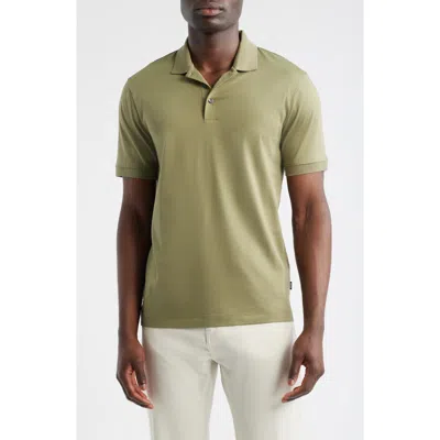 Hugo Boss Boss Phillipson Mercerized Cotton Polo In Multi