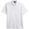 Hugo Boss Boss Phillipson Mercerized Cotton Polo In White