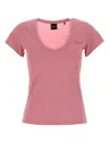Hugo Boss Casual Cotton T-shirt Short Sleeves In Pink