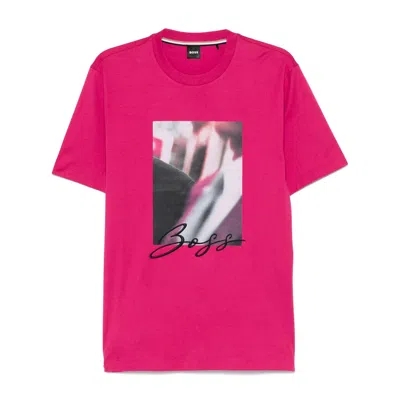 Hugo Boss Boss Pink T-shirts & Vests - T-shirts Men