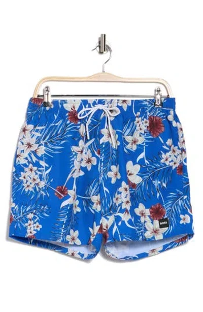 HUGO BOSS BOSS PIRANHA RECYCLED POLYESTER SWIM TRUNKS