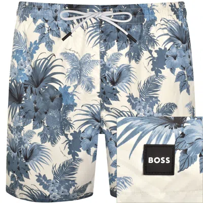 HUGO BOSS BOSS PIRANHA SWIM SHORTS BLUE