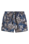 Hugo Boss Boss Piranha Swim Trunks In Blue