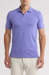 Hugo Boss Boss Piro Cotton Polo In Purple