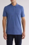 Hugo Boss Boss Piro Solid Polo In Blue