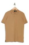 Hugo Boss Boss Piro Solid Polo In Medium Beige