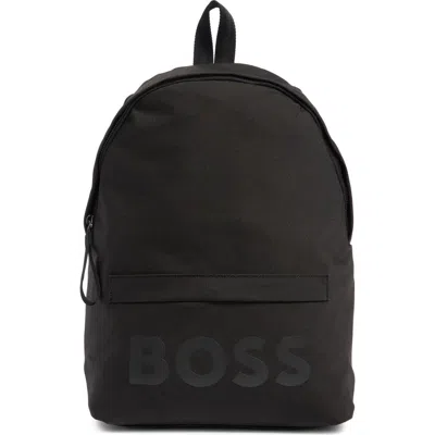 Hugo Boss Boss Pixel Logo Backpack In Black