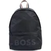 Hugo Boss Boss Pixel Logo Backpack In Blue