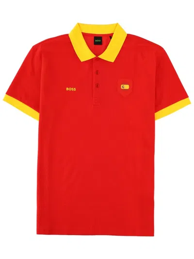 Hugo Boss Boss Polo "paddy" In Red