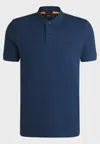 Hugo Boss Passenger Short Sleeve Polo Shirt Dark Blue In Blue