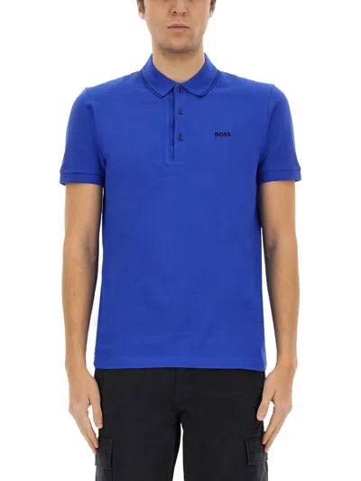 Hugo Boss Boss Polo Paule 4 In Blue