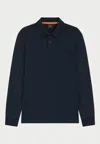 Hugo Boss Dark Blue Logo Polo In Multi