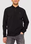 Hugo Boss Boss Polo Pe_nylonfrontlong In Nero