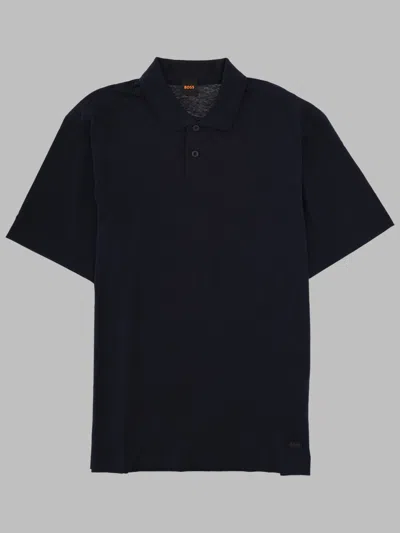 Hugo Boss Boss Polo "pe_tape" In Blue