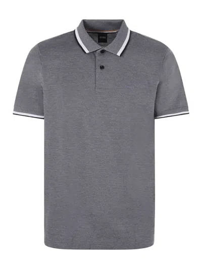 Hugo Boss Boss Polo Shirt In Blu