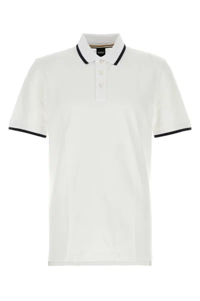 Hugo Boss Boss Polo In White